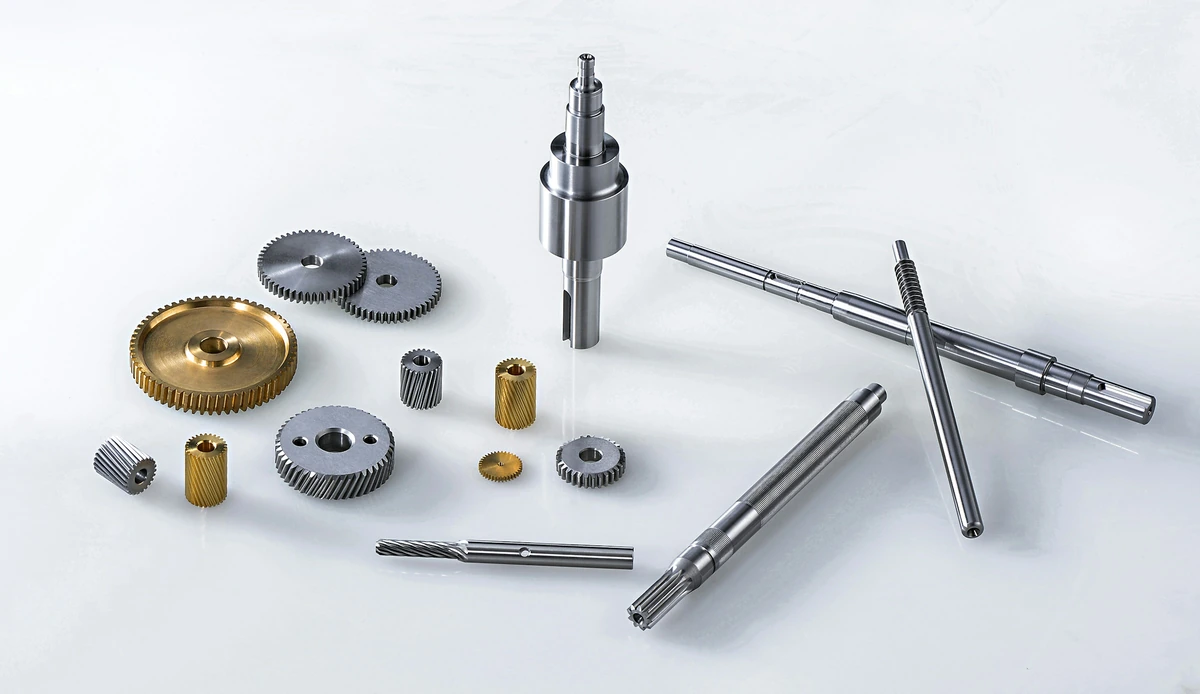 Shafts, gears and small metal components