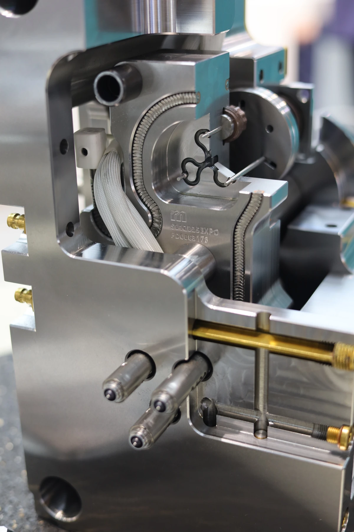 Steel injection mold tooling
