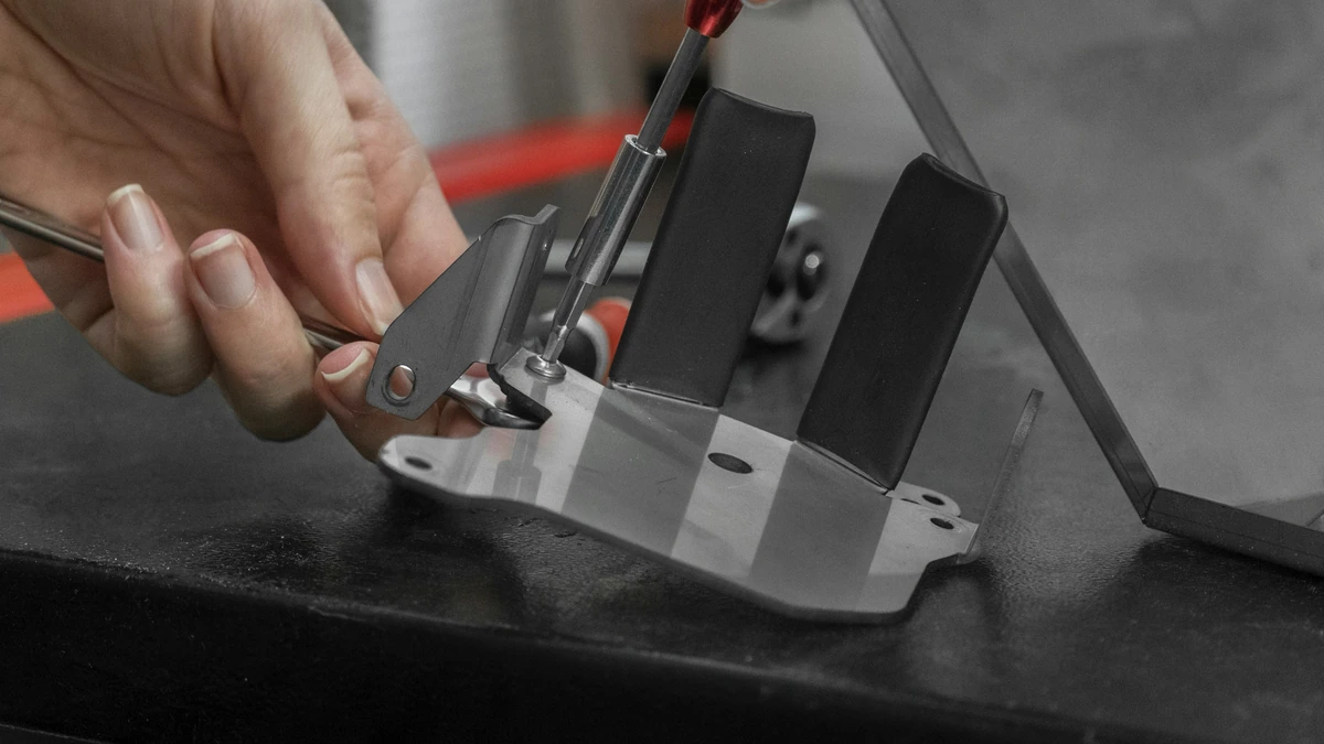 Dimensional check on a machined housing
