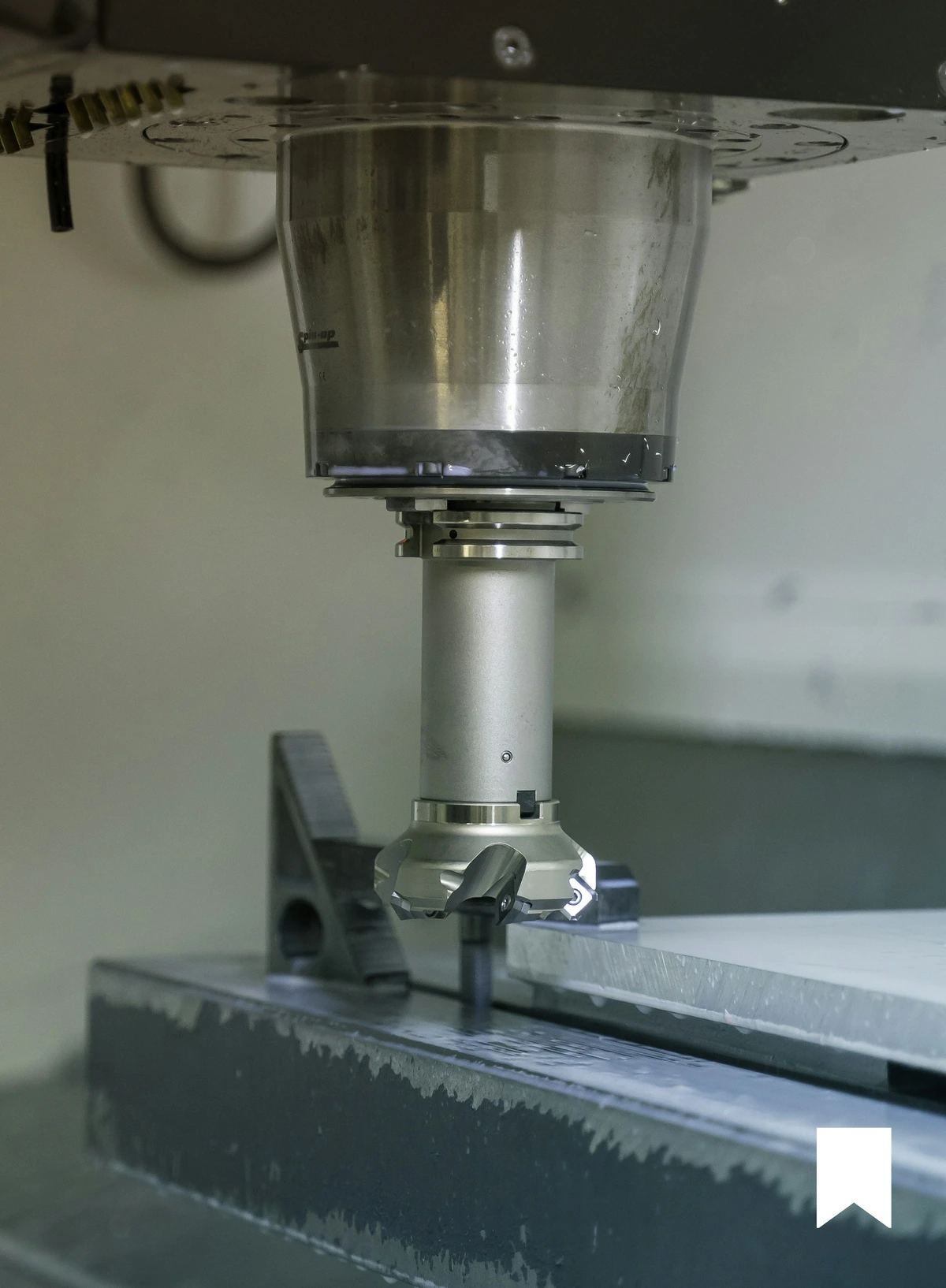 Precision machining fixture and spindle setup